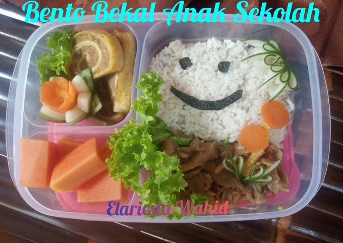 Resep Bento Bekal Anak Sekolah Oleh Elariesta Wahid - Cookpad