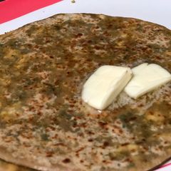 A picture of Broccoli,Cauliflower and Panner Paratha#hmf#breakfast# post no 4.