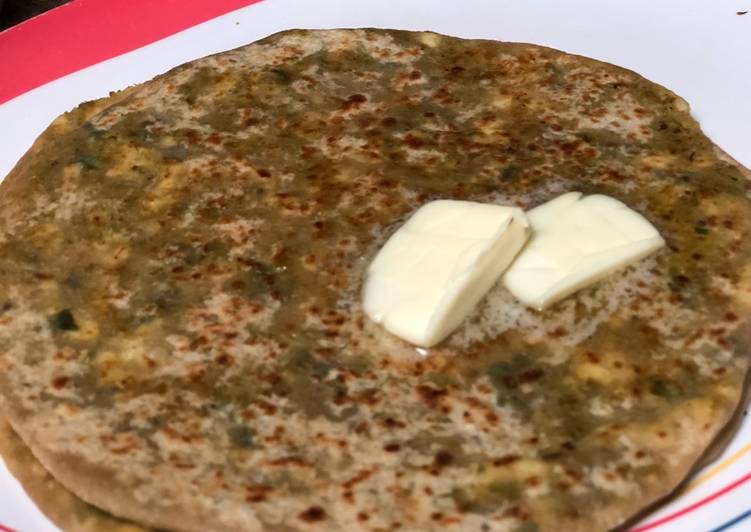 Step-by-Step Guide to Make Perfect Broccoli,Cauliflower and Panner Paratha  #hmf #breakfast # post no 4