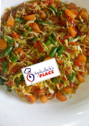 A picture of Vegetables sauce.