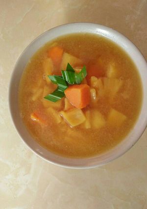 Foto resep Kolak Nangka ubi merah ala iney