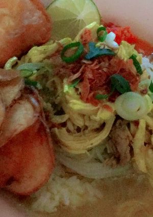 Foto resep Soto ayam dgn keripik kentang