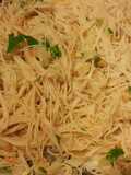 Fideos de arroz con vegetales