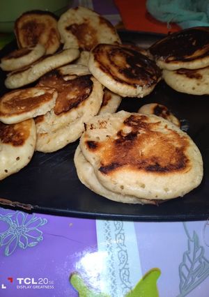 Una foto de Hotcakes sin lactosa