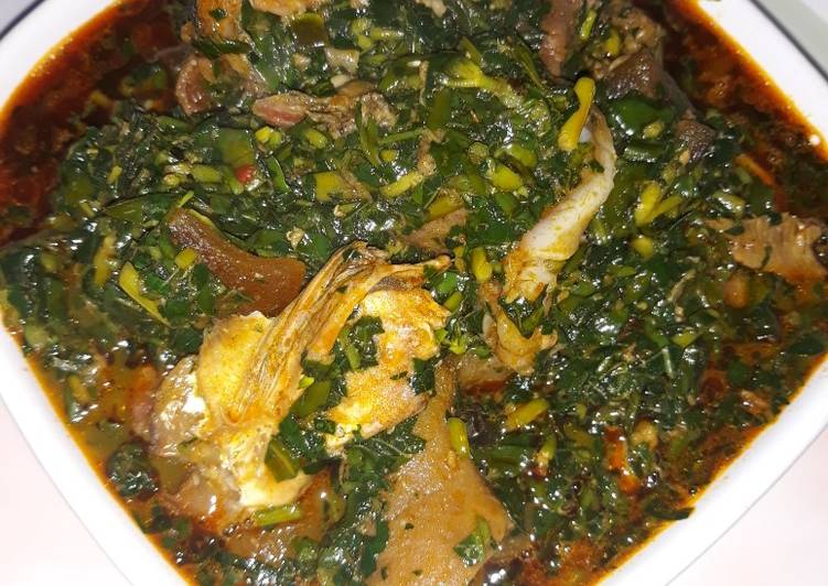 Recipe of Favorite Edikang Ikong soup