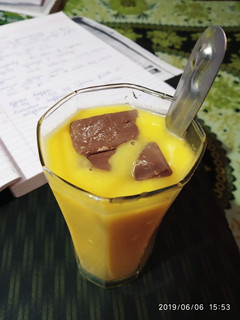 A picture of Mango lassi.