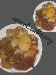 A picture of Meat ball stew.