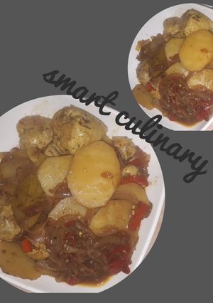 A picture of Meat ball stew.
