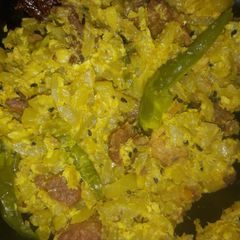 Bottle gourd stir fry A picture of Bottle gourd stir fry.