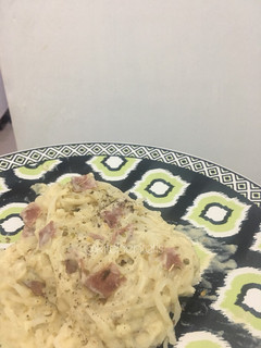Foto resep Creamy Shirataki Carbonara (Semi Keto)