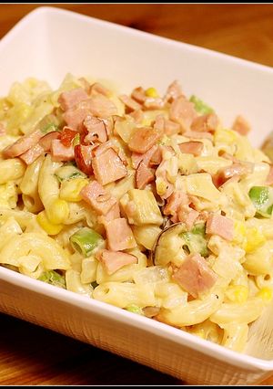 【五彩蔬奶醬通心粉】無肉也歡!! 的食譜成品照片