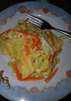 Foto resep Vegetable omelette