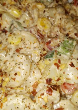 A picture of Yummy Creamy macroni salad.