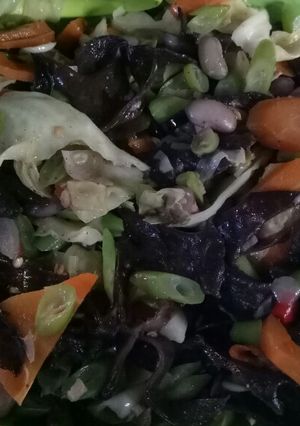 Foto resep Tumis sayur campur jamur kuping