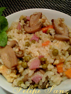 Una foto de Ensalada templada de arroz