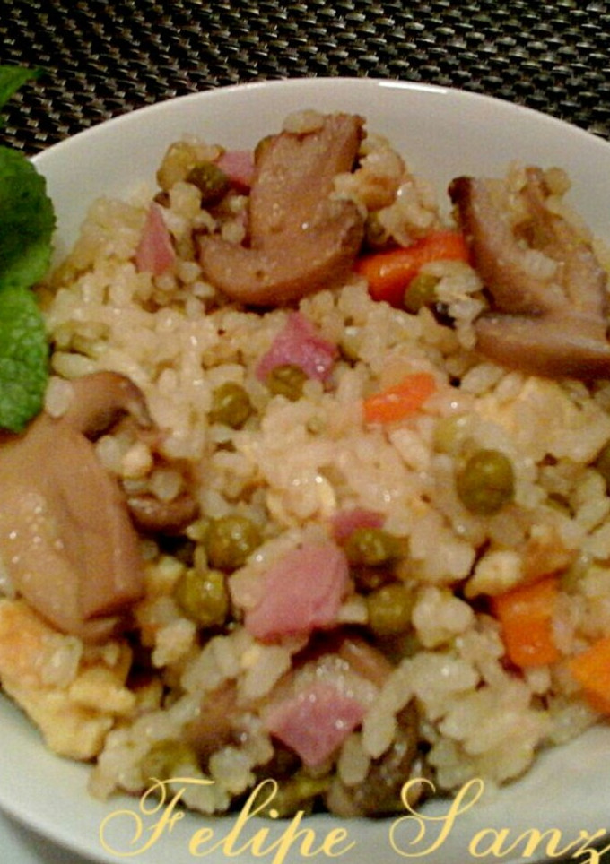 Una foto de Ensalada templada de arroz