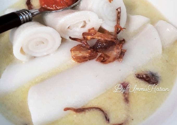 Langkah Mudah untuk Menyiapkan Burgo khas palembang yang Enak