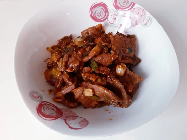 Langkah Mudah untuk Membuat Resep Irisan sapi bumbu bistik (#355) yang Enak Banget