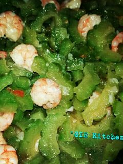 Foto resep Tumis pare udang