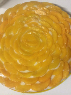 Una foto de Tarta de durazno