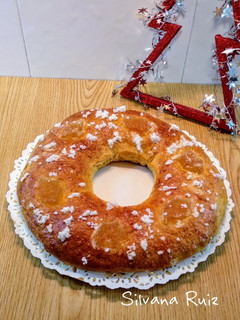 Una foto de 182.👑👑👑Roscón de Reyes con 3 levados🍩
