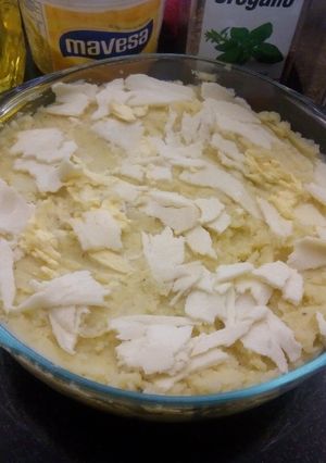 Una foto de Puré al orégano Rico fácil