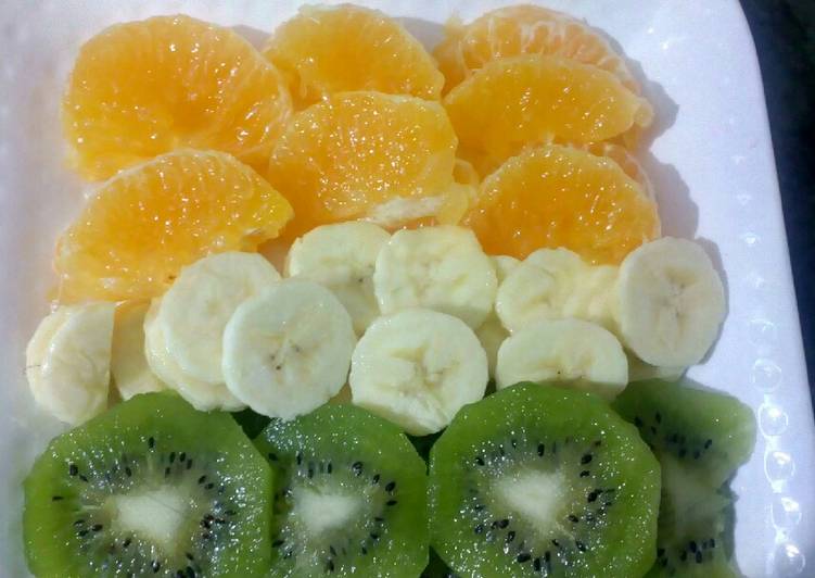 Simple Way to Prepare Award-winning Tricolour fruits