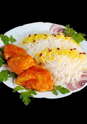 عکسی از دستور خورش مرغ درباری 😋😍