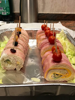 Una foto de Rollo canapé de Carlota de pollo