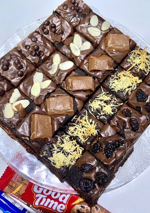 Foto resep Fudge chewy brownies