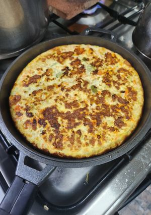 Una foto de Tortilla ultra-rápida de zapallitos