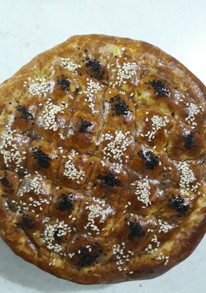 عکسی از دستور نان بربری ساده و پف پفی