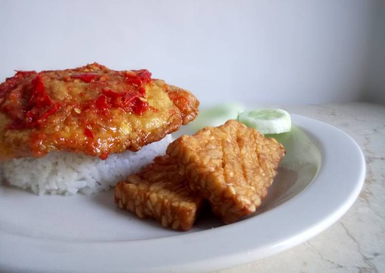 Nasi Telur Geprek