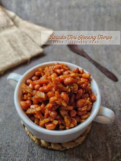 Foto resep Balado Teri Kacang Tempe