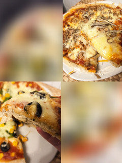 Una foto de Pizzas vegetal o con atún y gulas