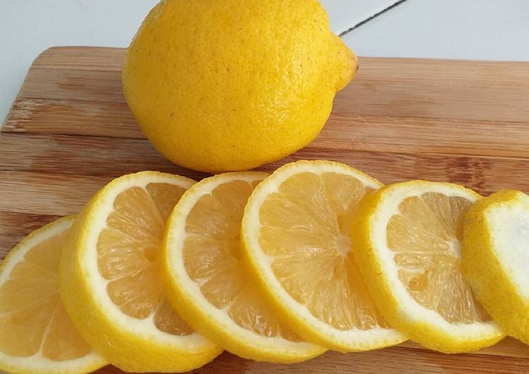 Honey Lemon Simple Syrup ~ Sirup Lemon Madu