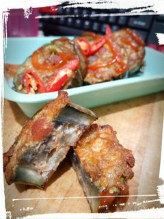 Foto resep Omelet Ring Terong