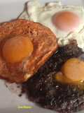 Huevos fritos de colores