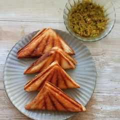A picture of Peas patties.