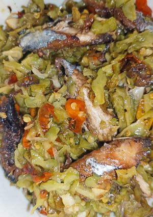 Foto resep 57| Tumis pare ikan pindang (anti pahit)