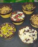 Delicias de almendra y chocolate con frutos secos