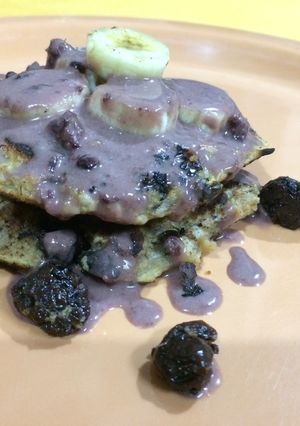 A picture of Oats Berry Pancakes - Vegan & Sugarless.