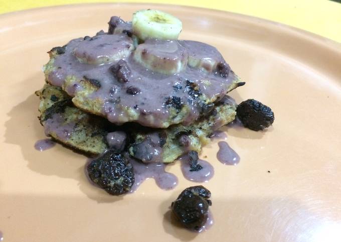 Oats Berry Pancakes - Vegan & Sugarless Recipe