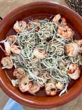 Spicy Garlic Shrimp with Gulas | Easy Tapas-Style