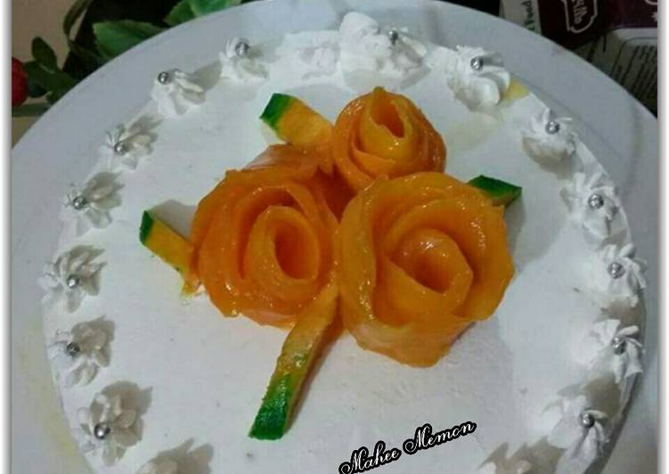 Easiest Way to Prepare Perfect Mango flowers cake