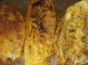 Una foto de Marinera de berenjena o milanesa como más les guste