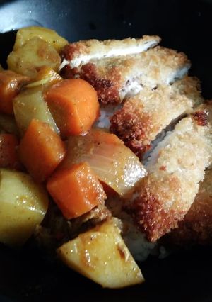 Foto resep Kari ayam bumbu instan