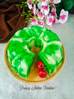 Foto resep Puding Santan Pandan (M1)