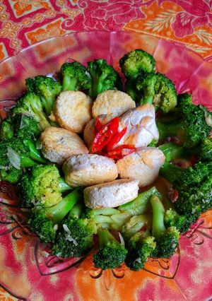 Foto resep Cah Brokoli Tofu Saus Tiram