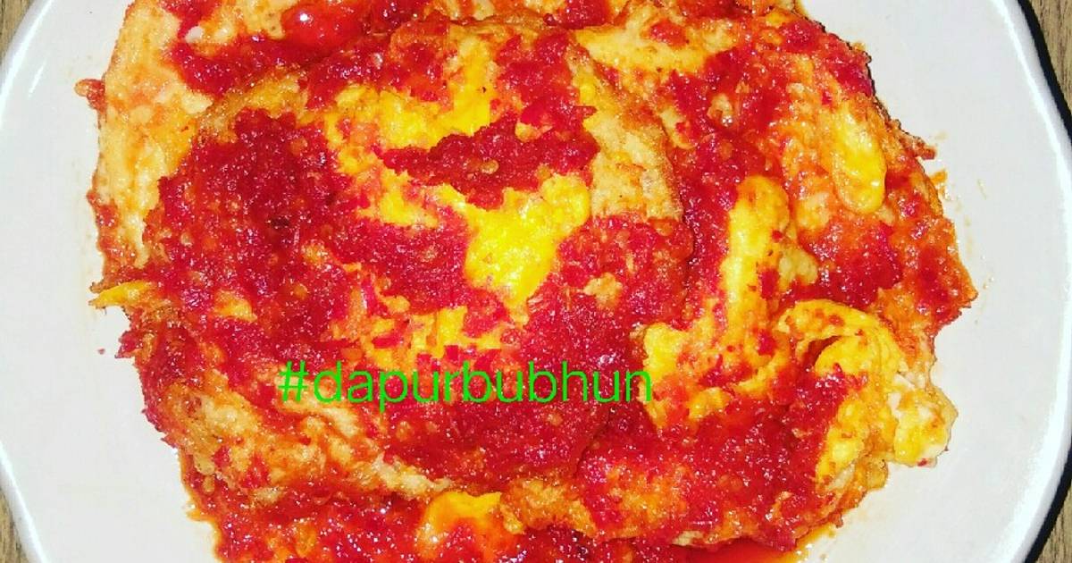 22 resep telur ceplok sambal  lado enak dan sederhana Cookpad